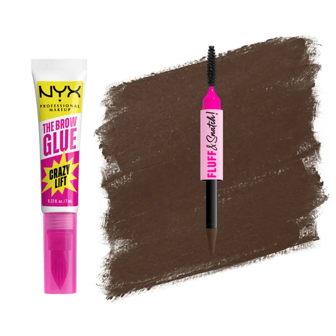 [NEW & EXCLUSIVE] Fluff & Snatch Brow Powder Pen, 24H Wear, Cream to Powder Eyebrow, Transfer-Resistant Formula, NYX Professional Makeup