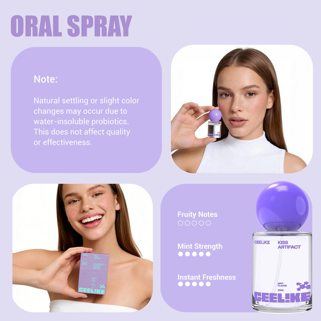 CEELIKE Probiotic Oral Spray 20Ml - Fresh Breath & Oral Care, Sugar-Free, Portable, Long-Lasting Freshness #Tiktokshopblackfriday