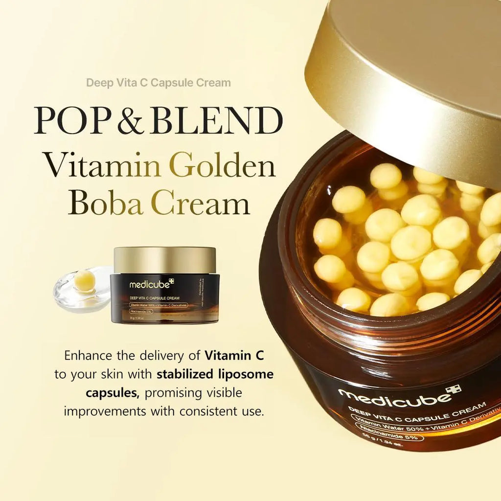 [Medicube] Mix & Match Boba Cream Set | Tiktok Viral Capsule Creams for Uneven Skin Tone, Glow Hydration, Korean Skincare, K-Beauty